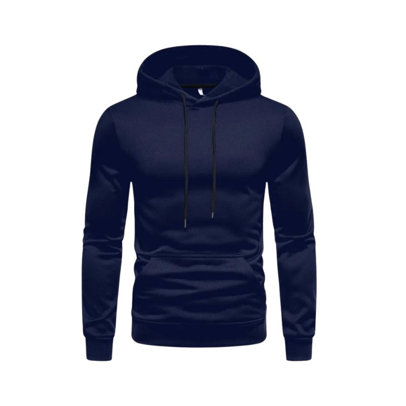 Benjamin – Hoodie met lange mouwen en kangaroozak aan de voorkant
