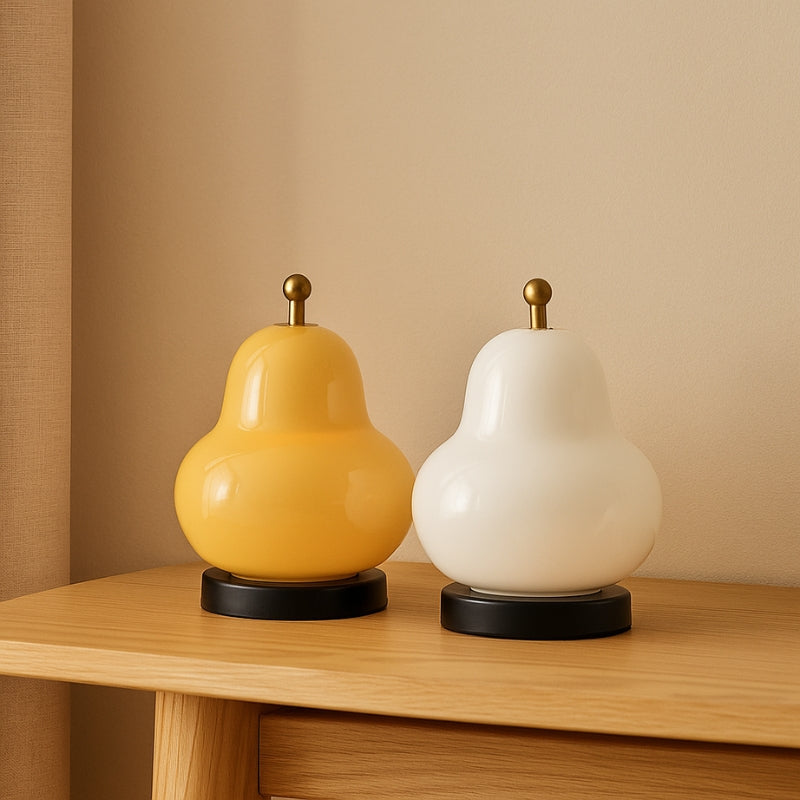 BrightPear – Peer Vormige Lamp met Touchdimmer en Oplaadfunctie