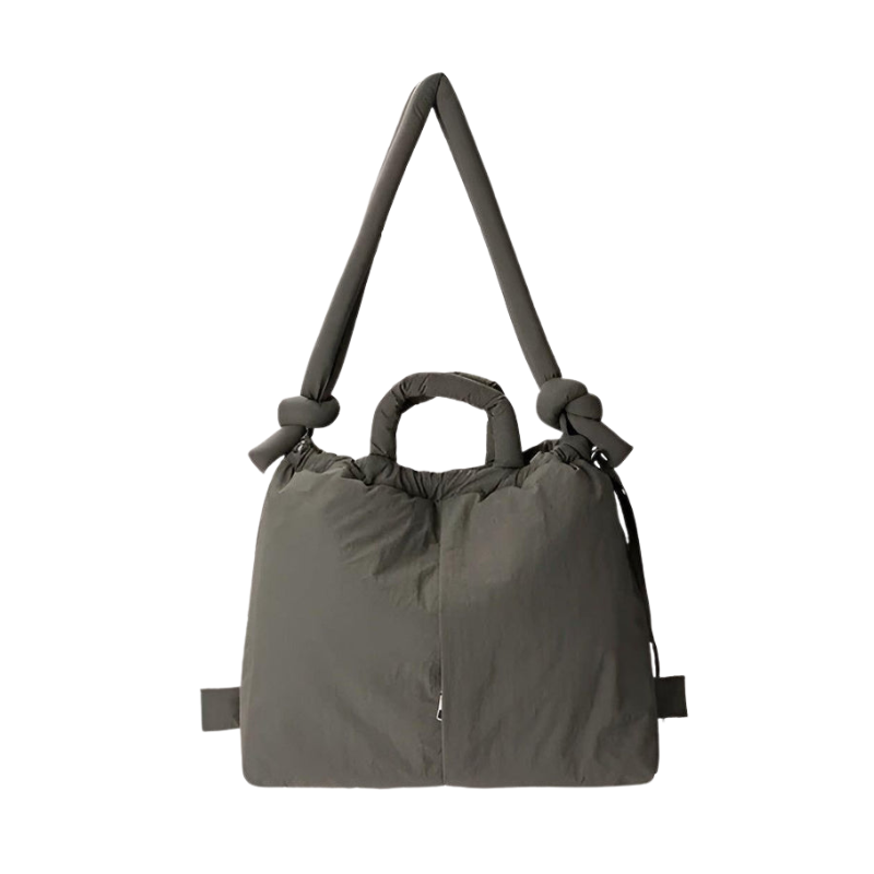 Aurora – Puffer Handtas met Gewatteerd Nylon en Grote Inhoud