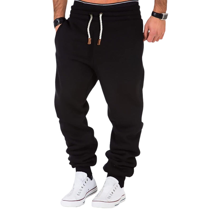 Max – Moderne Joggingbroek met Trekkoord Enkelmodel en Zijzakken