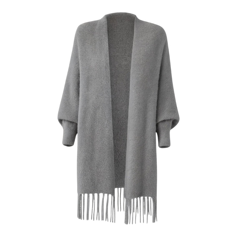 Luna – Moderne Open voorkant Cardigan met Lange Mouwen