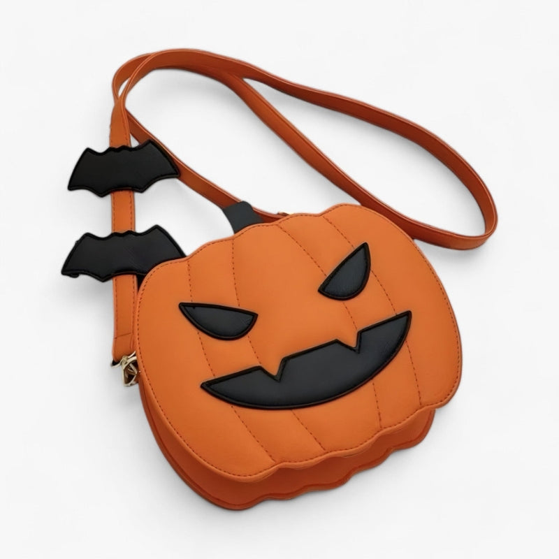 Juna – Halloween schoudertas in pompoenvorm met verstelbare band