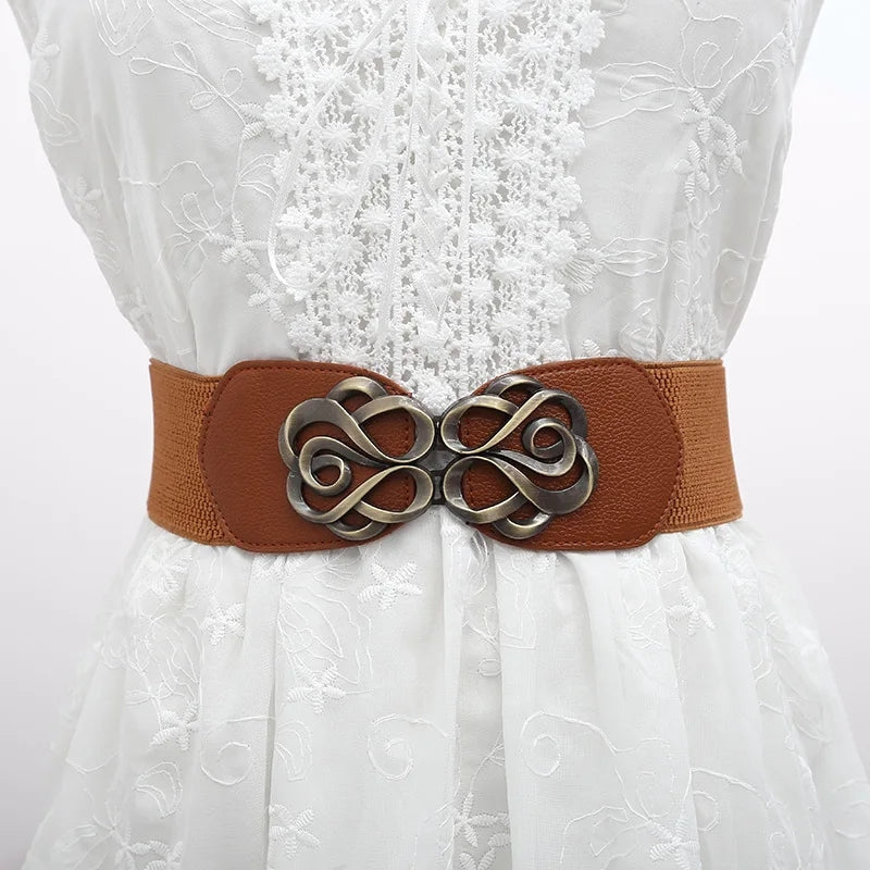 Julia – Riem in retrostijl met decoratieve gesp
