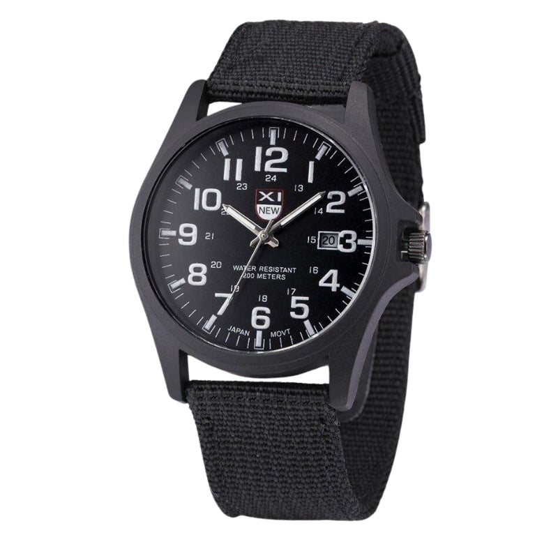 Dominic – Horloge met Ronde Wijzerplaat en Verstelbare Bandjes