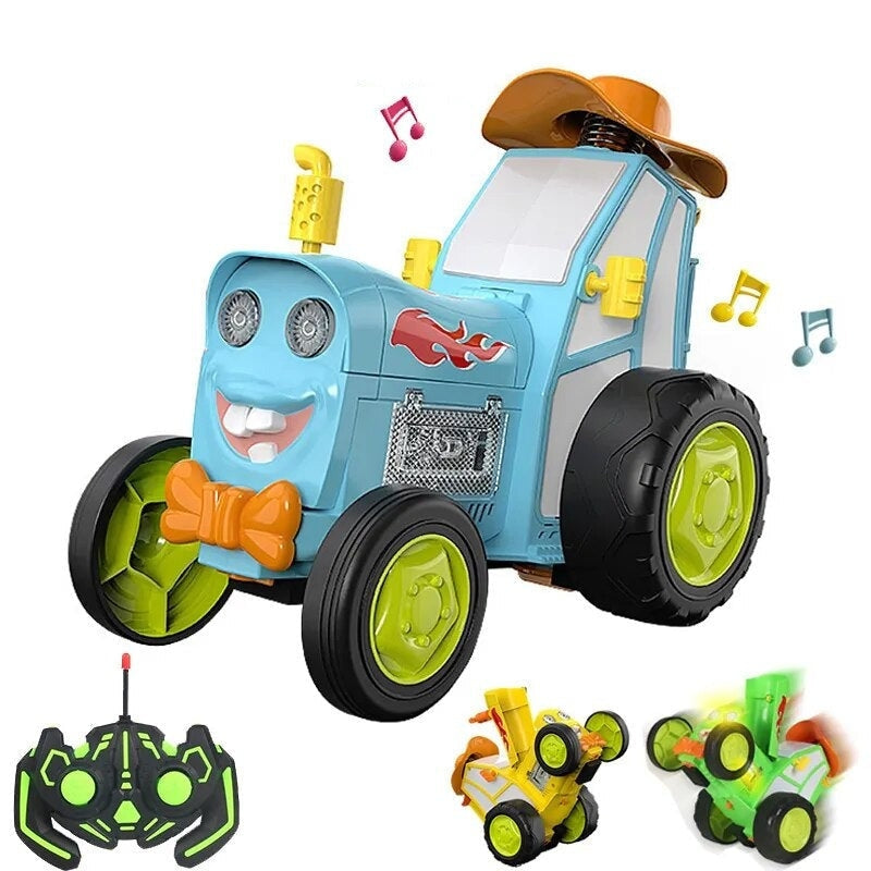 ZynoSpark – Springende RC stuntauto met muziek lichten en rechtopstaande bewegingsspel