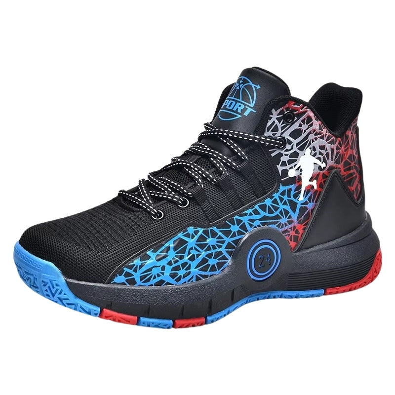 Henry – Klassieke Basketbalsneakers met Antislip en Ademend Ontwerp