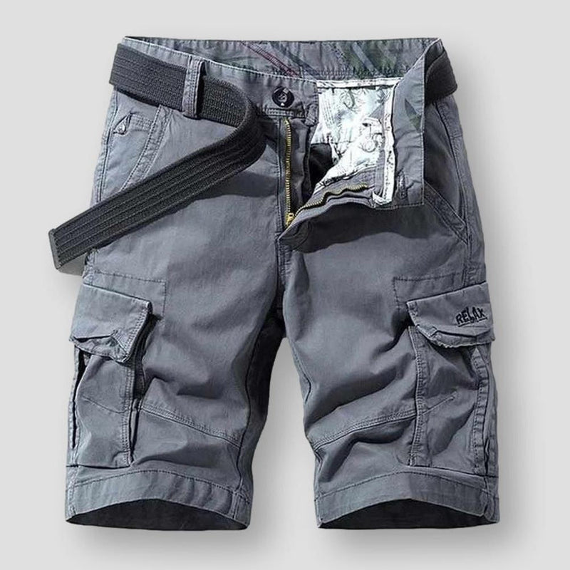 Mason - Functionele cargo shorts met meerdere zakken en verstelbare tailleband