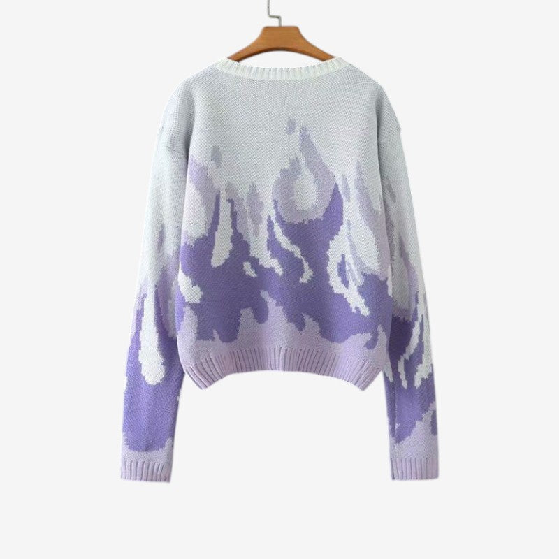 Elina – Trui met lange mouwen ronde hals en losse pasvorm