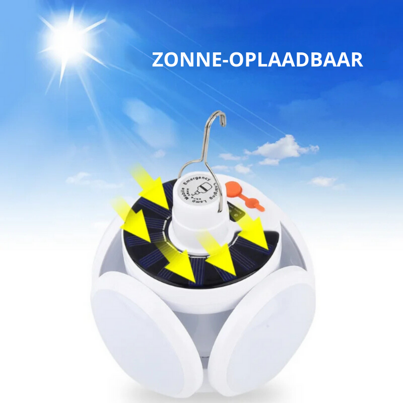 SolarGlow - Energiezuinige LED-buitenlamp met automatische zonne-oplading