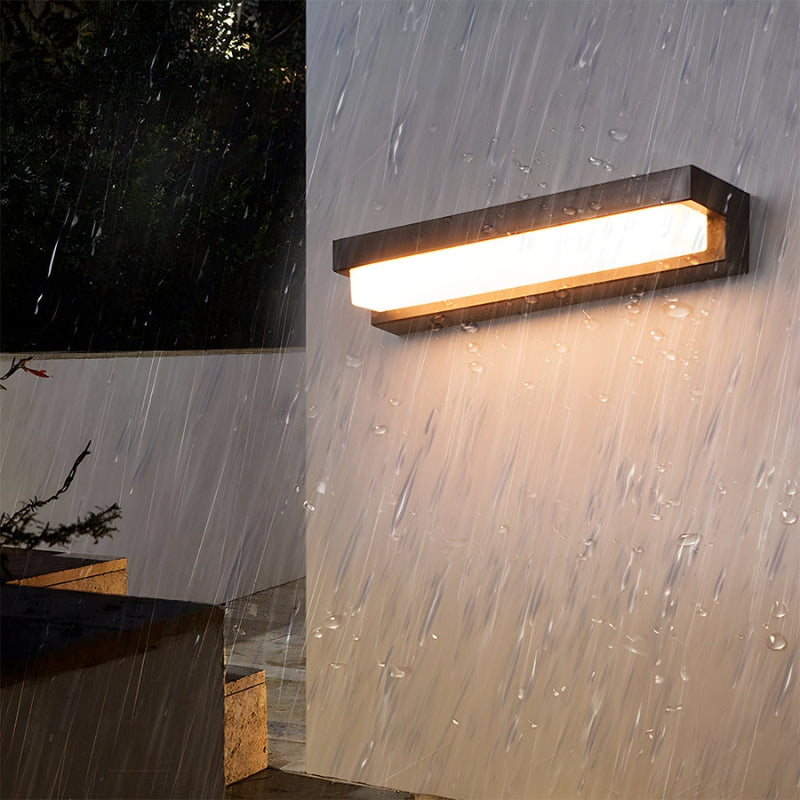 BrightLine – Rechthoekige Buitenwandlamp met Strak Ontwerp