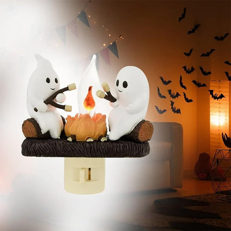 AuraGlow – Modren Spook wandlamp met flikkerende ledlampjes