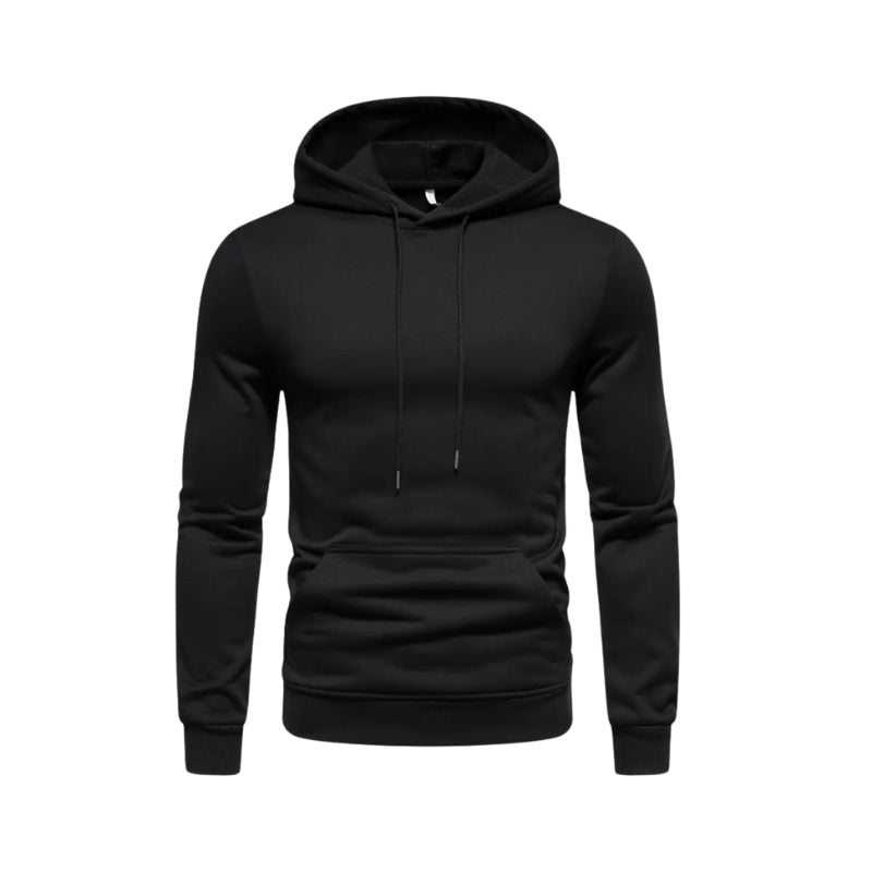 Benjamin – Hoodie met lange mouwen en kangaroozak aan de voorkant