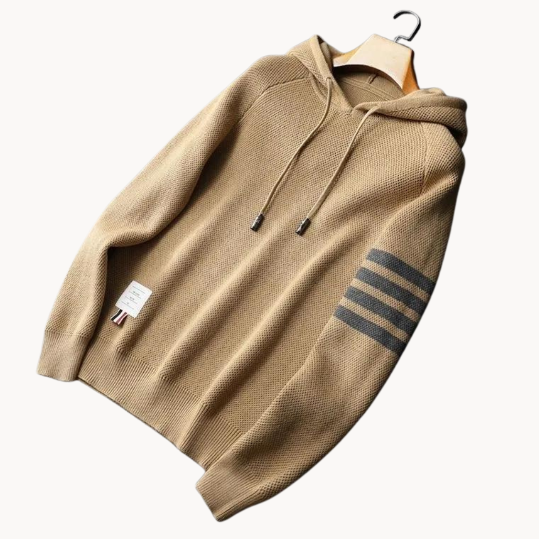 Emery - Knusse Hoodie met verstelbare capuchon met trekkoord en geribde manchetten