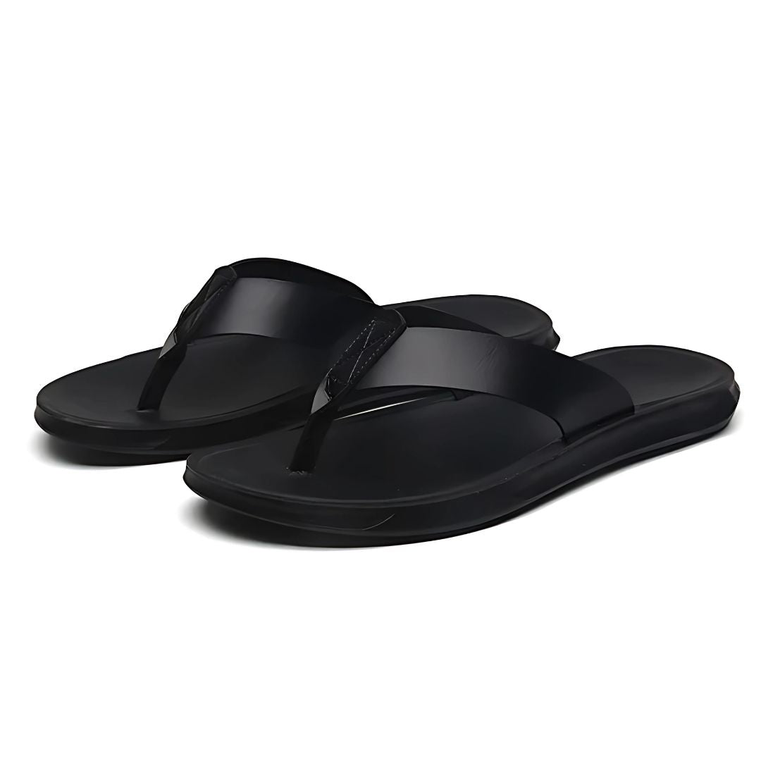 Malia - Casual instapslippers met gewatteerd voetbed en klassieke band