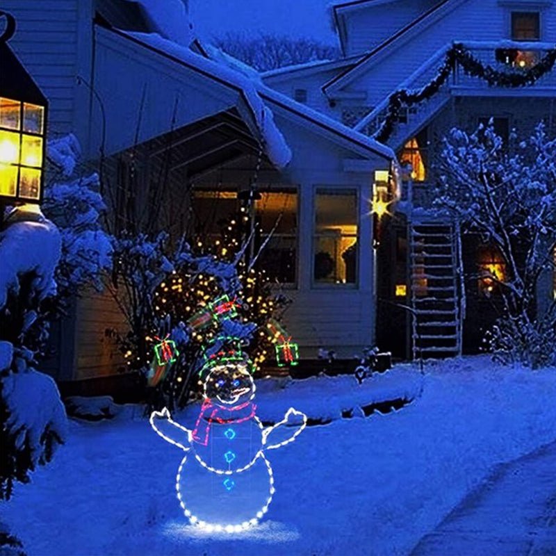 WinterJoy - Sneeuwballengevecht LED-decoratie voor een speelse kerstsfeer