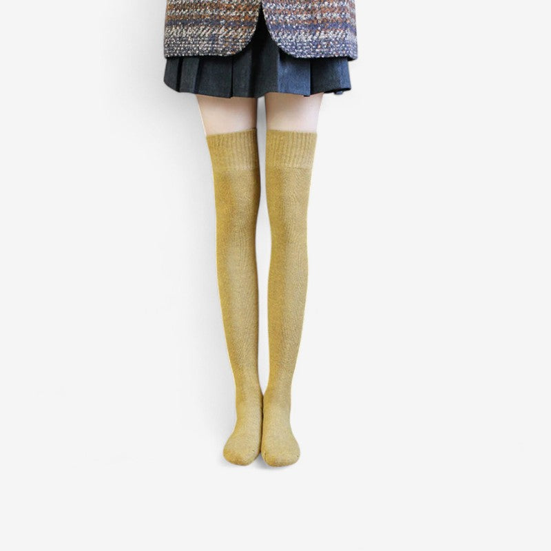 Celeste - Over de Knie Hoge Sokken met Naadloze Teen en Elastische Boord