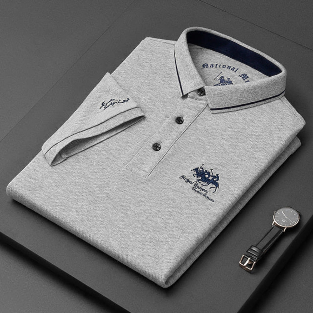 Raffaele – Elegant poloshirt met korte mouwen en klassiek knoopdesign