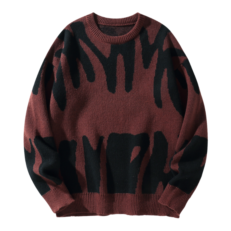 Edward – Trui met lange mouwen en moderne print