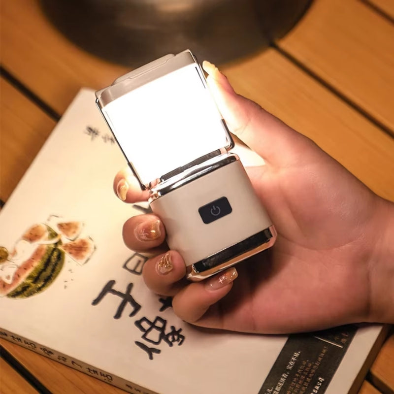 CampBeam – Multifunctionele LED Kampeerlamp met Ophanghandvat en USB Oplading