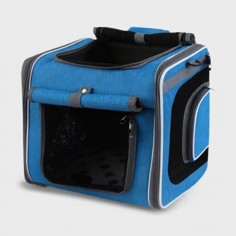 TravelBuddy – Huisdierentas met verstelbare ventilatie en meerdere ritsen