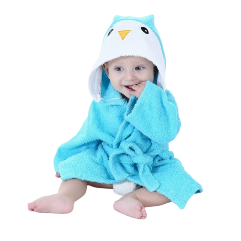 CuddleCub – Badcape met Dierenmotief voor Baby’s en Peuters