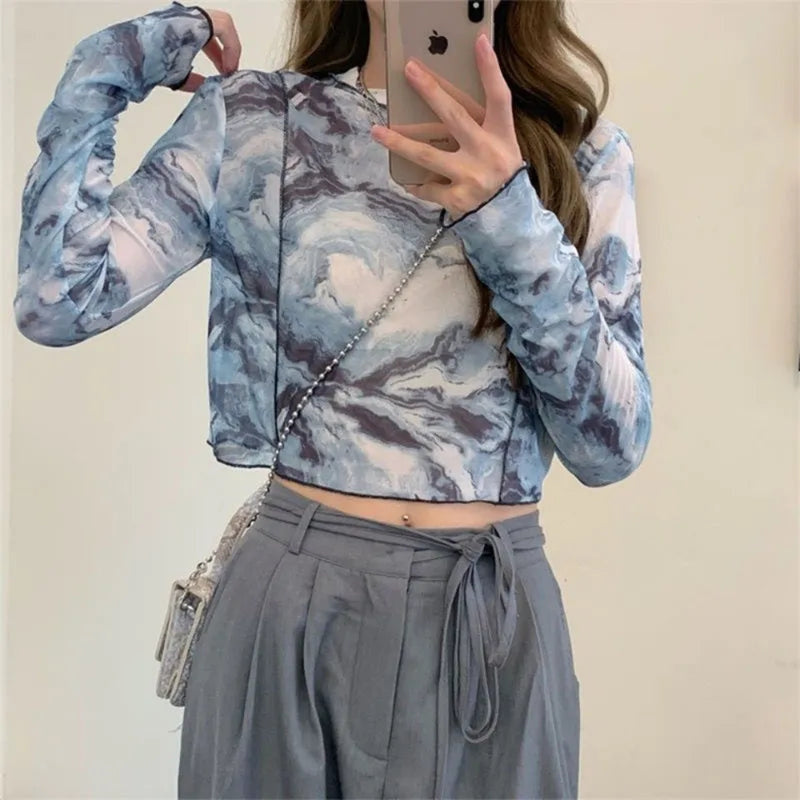 Alina - Stijlvolle top met lange mouwen en comfortabele pasvorm