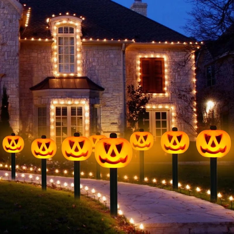 PumpkinGlow - Zonne Energie Halloween Lichten Set voor Buiten Decoratie