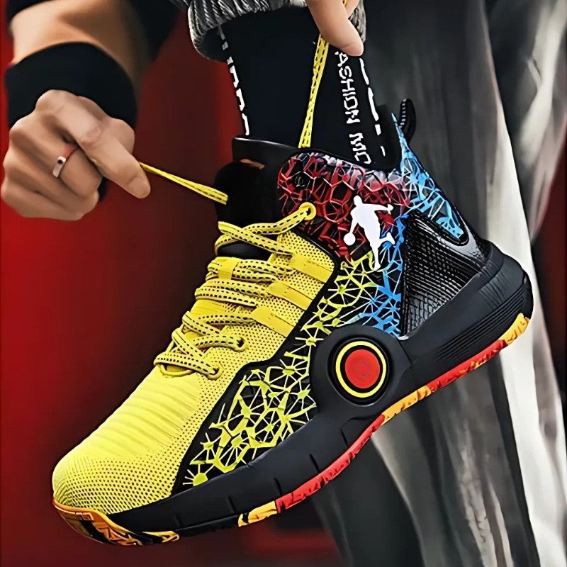 Henry – Klassieke Basketbalsneakers met Antislip en Ademend Ontwerp