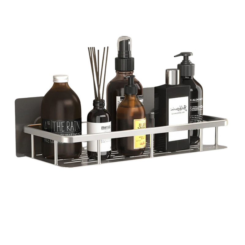 ShelfWise – Badkamer Hoekplank met Boorvrije Installatie en Waterdichte Afwerking