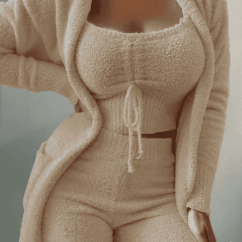 Luisa - Ontspan in stijl met deze comfortabele 3-delige fleece set