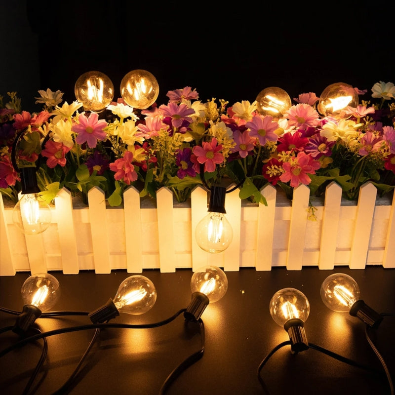 GlowNest – Klassiek LED snaar licht Bollen met zachte verlichting en veelzijdig ontwerp