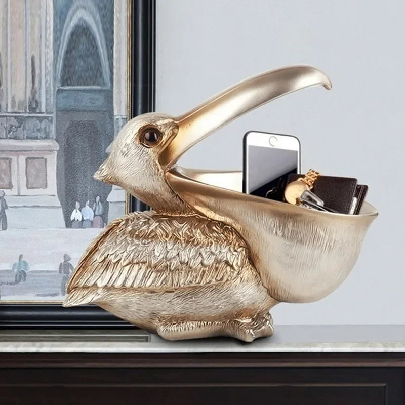 LumiTray – Decoratief opslag dienblad met artistieke vogelvorm en compact ontwerp