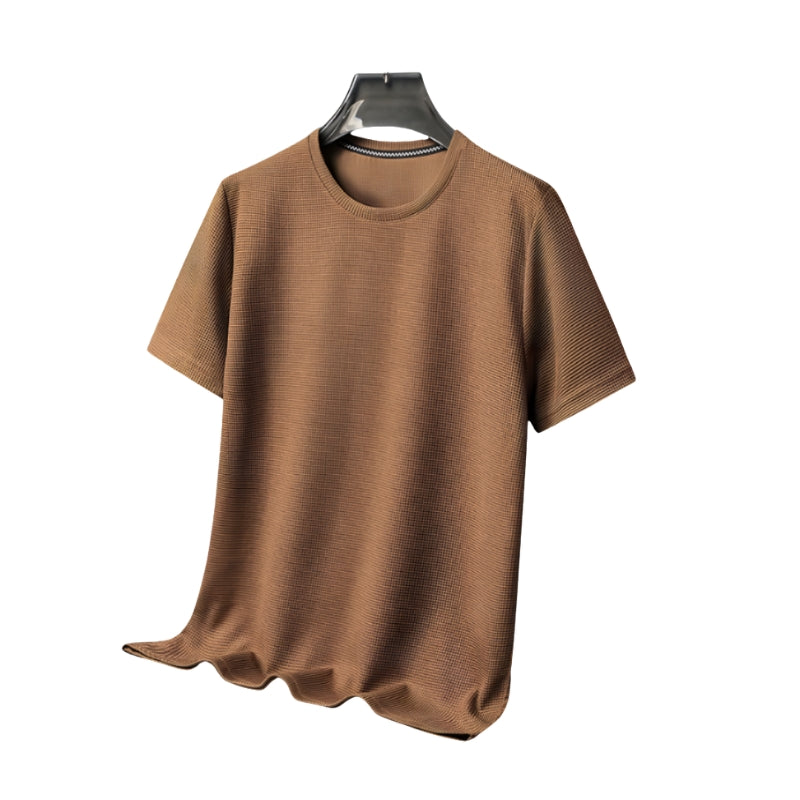 Owen – T shirt met korte mouwen en ademend wafelpatroon