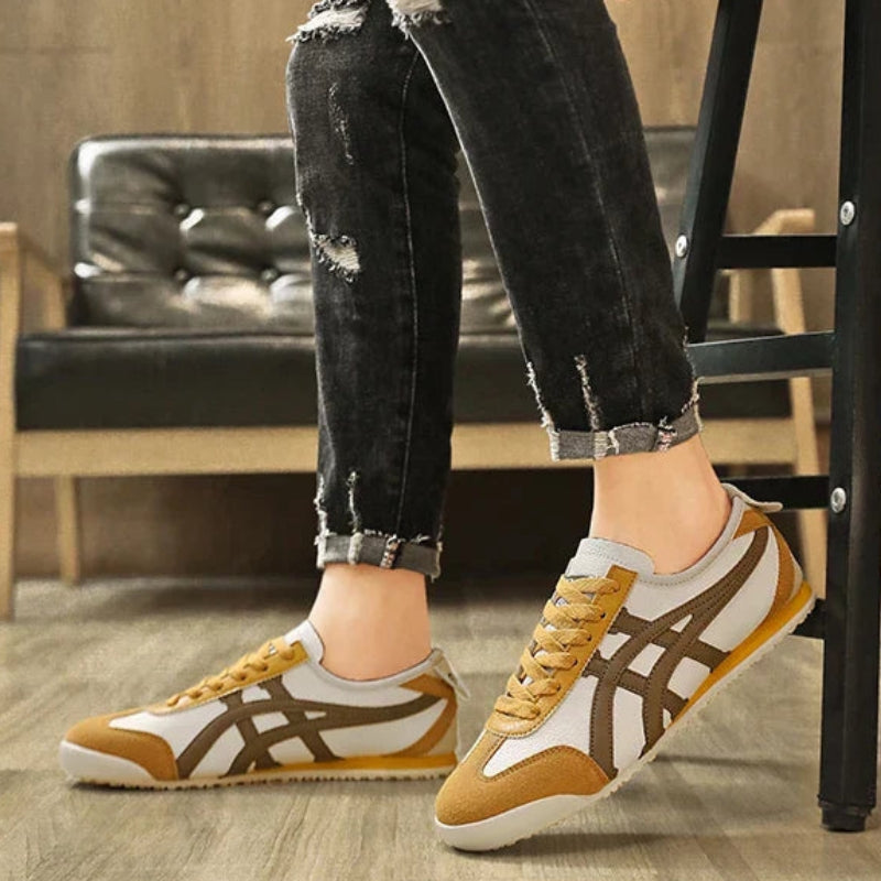 Marvin – Sneakers met Platte Zool en Ronde Teen