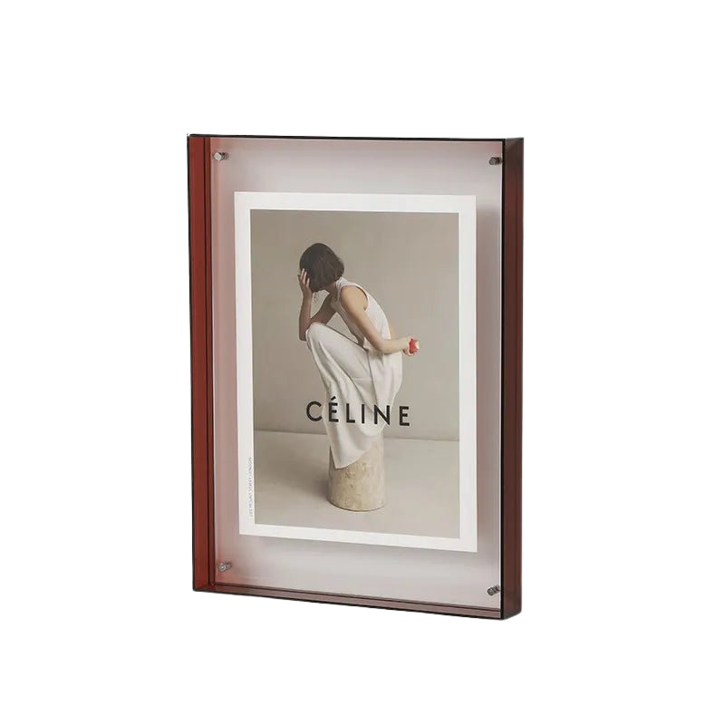 ClearVue – Transparant Zwevend Fotoframe met Modern Randloos Design
