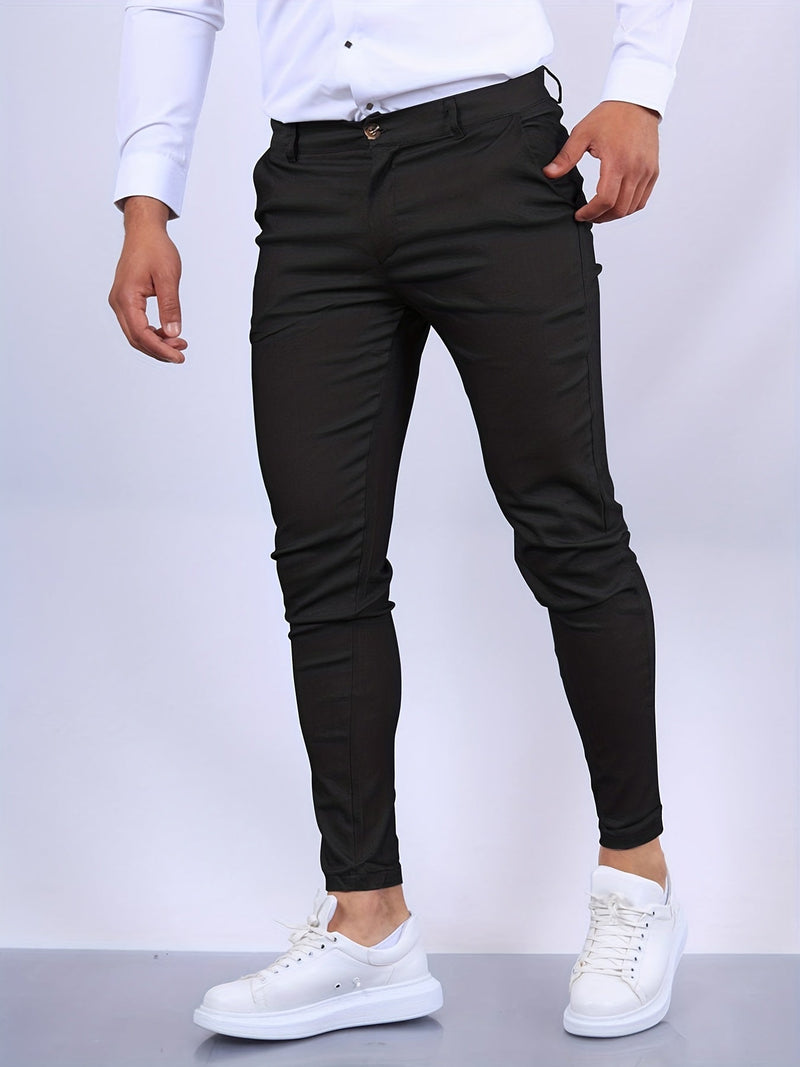 Henry - Slim-Fit broek met zijzakken