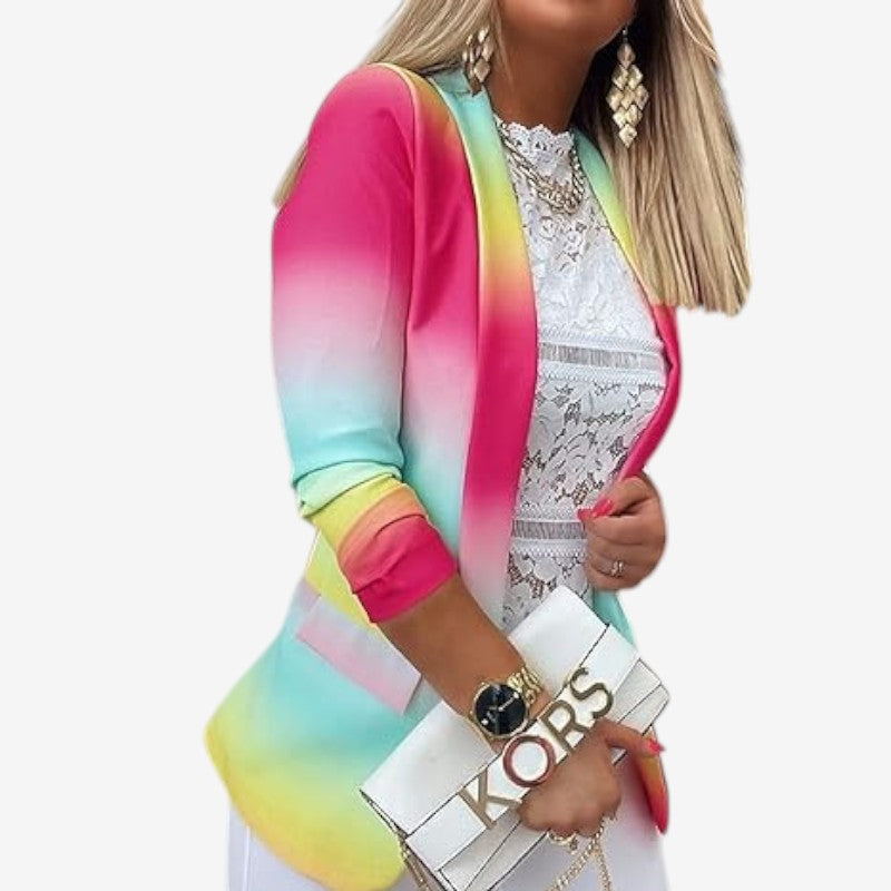 Mackenzie - Blazer met Lange Mouwen Zakken en Slim Fit ontwerp