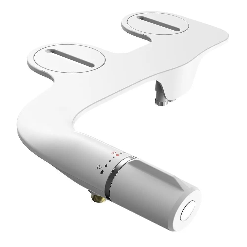 PureSpray – Handmatige bidet-toiletbril met dubbele sproeier voor comfortabele reiniging