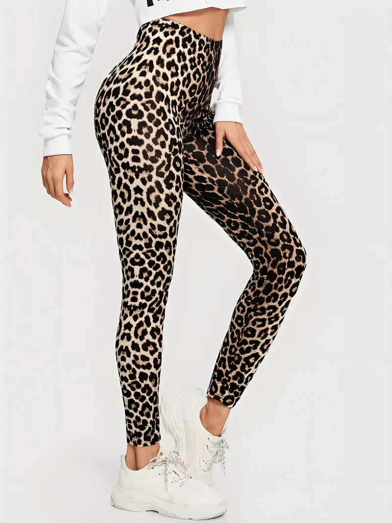 Zoe - Legging met luipaardprint en hoge taille voor een gedurfde look