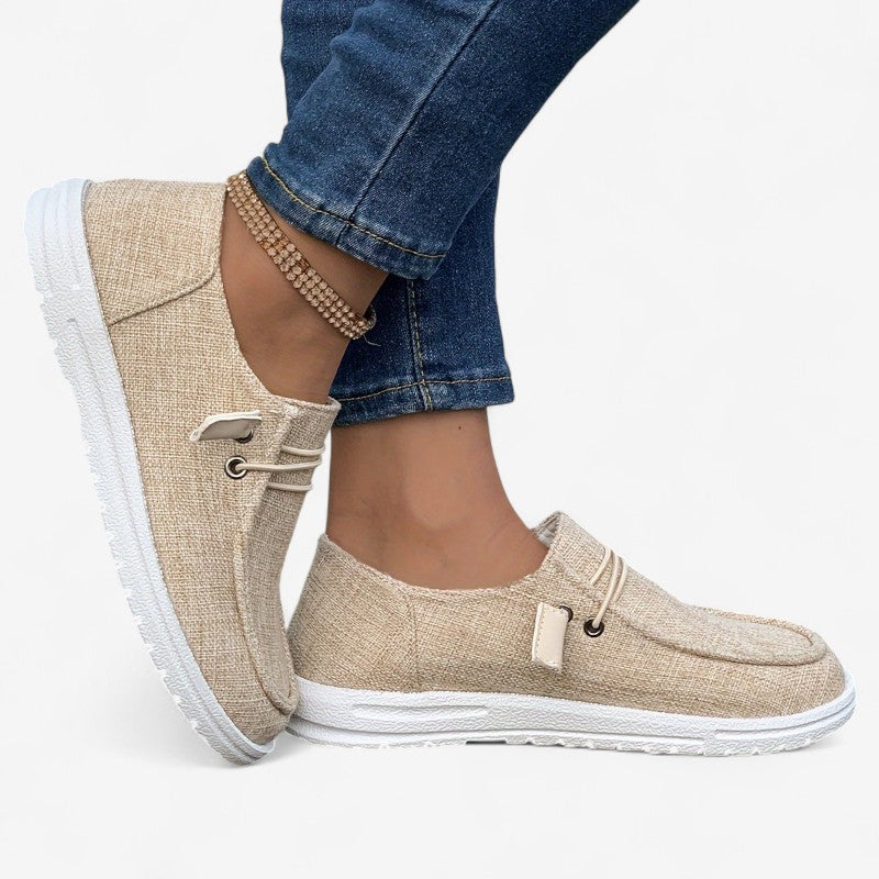 Sarah - Sneakers met Ronde Neus en Vetersluiting