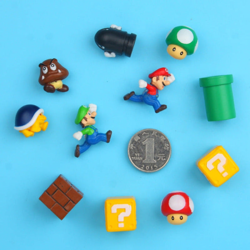 GameGripz – Super Mario koelkastdecoratieset met speelse karakterstukken en veilige displaybevestiging