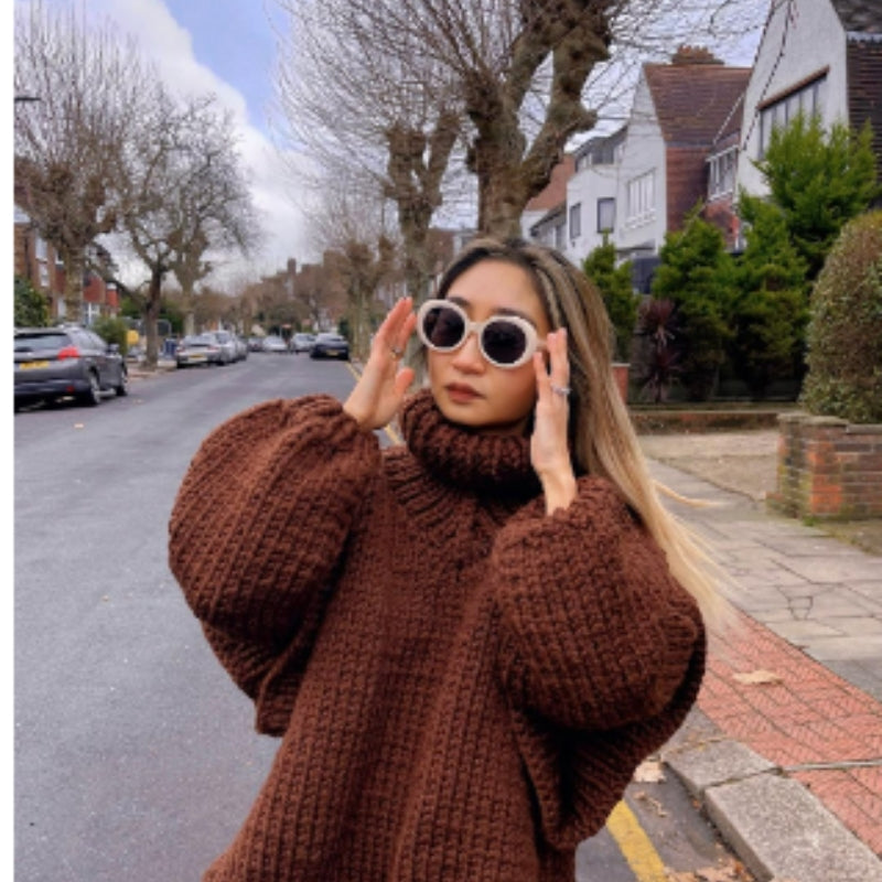 Maria – Oversized trui met lange mouwen