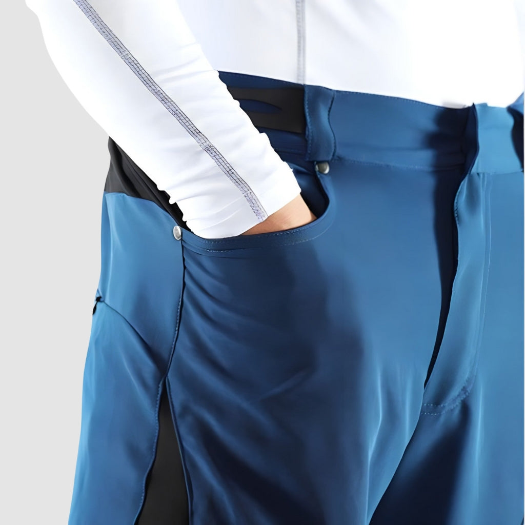 Richard - Lichtgewicht Korte Broek met Elastische Taille en Meerdere Zakken