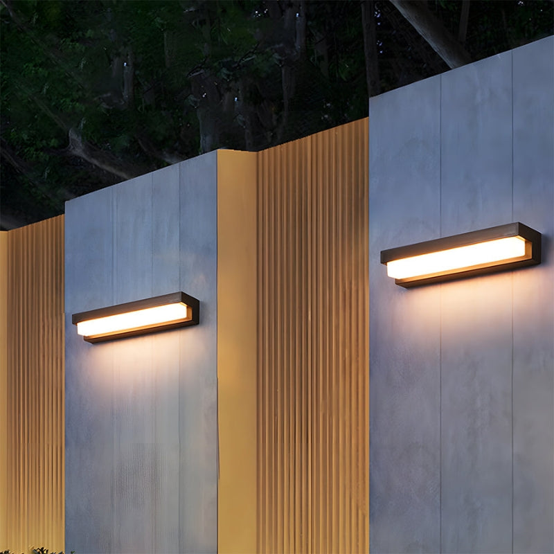 BrightLine – Rechthoekige Buitenwandlamp met Strak Ontwerp