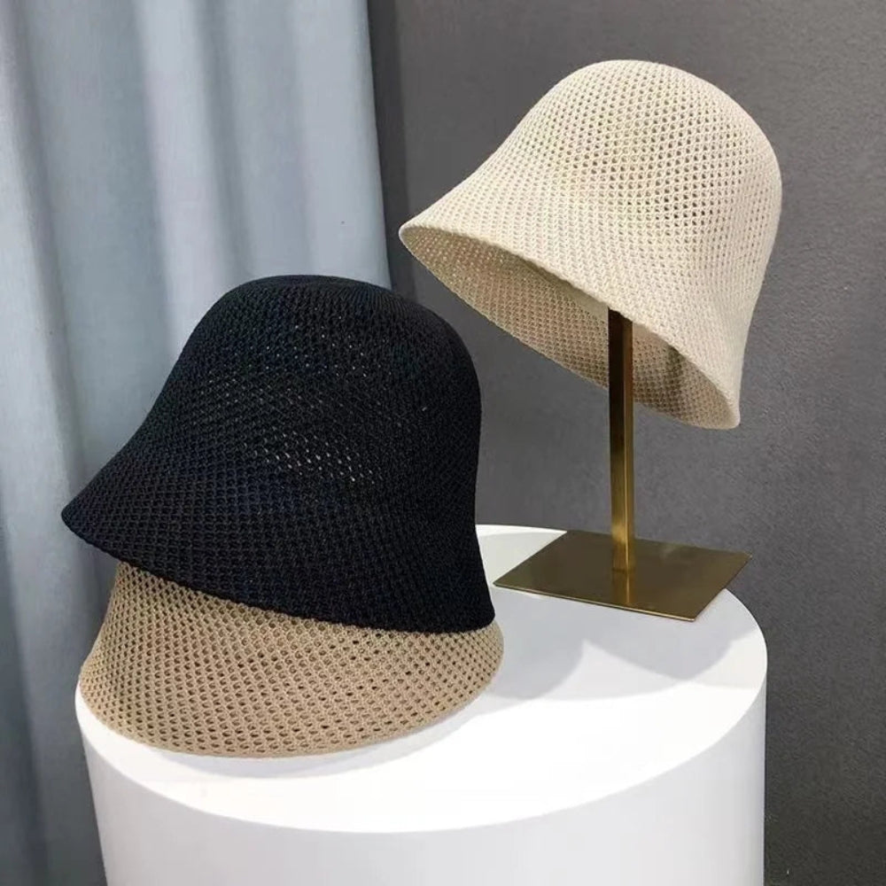 Maria - Elegante zonnehoed met brede rand en inpakbare stijl
