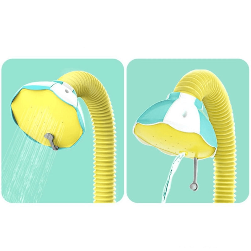 AquaEllo – Olifant babyshowersproeier met zachte waterstraal en zuigvoet