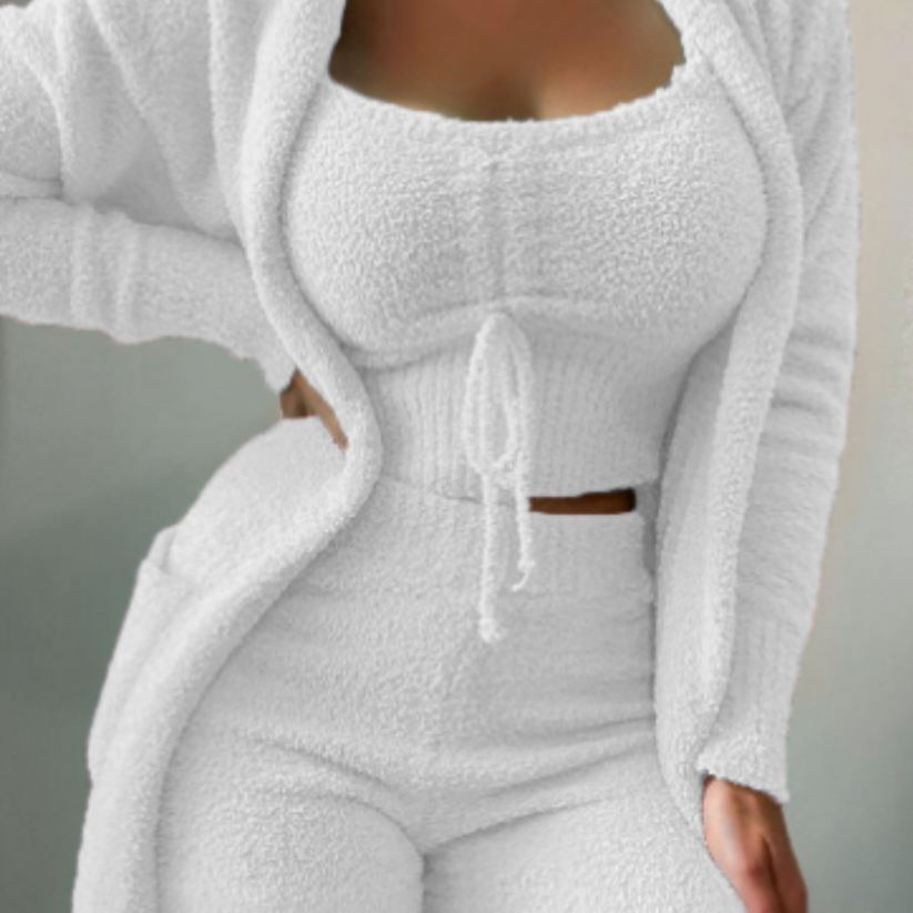 Luisa - Ontspan in stijl met deze comfortabele 3-delige fleece set