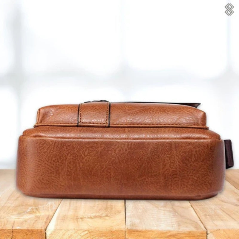 CarryEase - Stijlvolle Multi Pocket Schoudertas met Verstelbare Riem en Rits