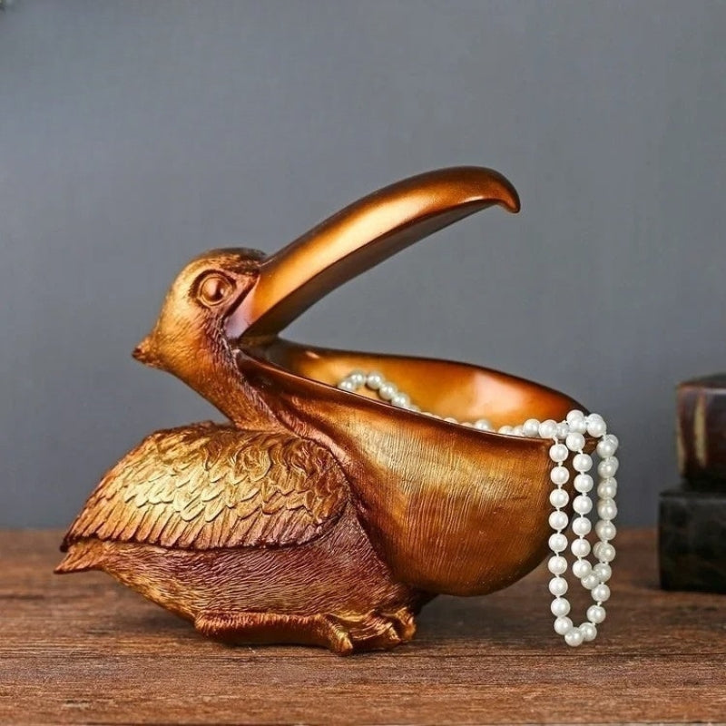 LumiTray – Decoratief opslag dienblad met artistieke vogelvorm en compact ontwerp