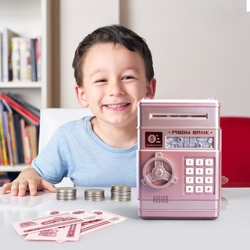 CoinGuard – Digitale Spaarpot met Wachtwoordslot en ATM-geïnspireerd Ontwerp